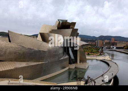 Bilbao, Bizkaia, Kantabrien, Spanien, Guggenheim Museum, Baskenland Stockfoto