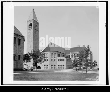 The Library, Cornell University, zwischen 1890 und 1901. Stockfoto