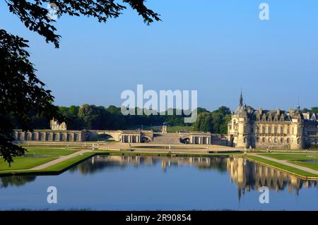 Chantilly Castle, Chantilly, Picardie, Frankreich Stockfoto