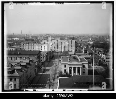 Charleston, S.C., aus St. Michaels Kirche, c1902. Stockfoto