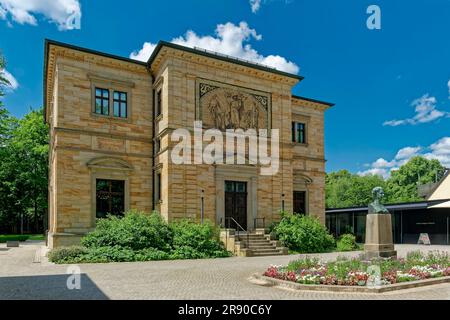 Haus Wahnfried, ehemaliger Wohnsitz von Richard Wagner, heute Richard Wagner Museum, Bayreuth, Bayern, Deutschland, Europa Stockfoto