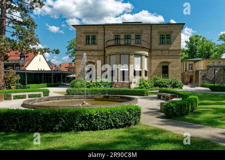 Haus Wahnfried, ehemaliger Wohnsitz von Richard Wagner, heute Richard Wagner Museum, Bayreuth, Bayern, Deutschland Stockfoto