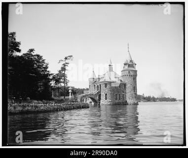 Die Wasserburg auf Heart Island, Thousand Islands (1902?). Stockfoto