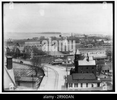 Fort Monroe, Old Point Comfort, Virginia, c1902. Stockfoto