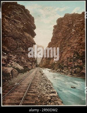 Clear Creek Canon, Colorado, c1899. Stockfoto