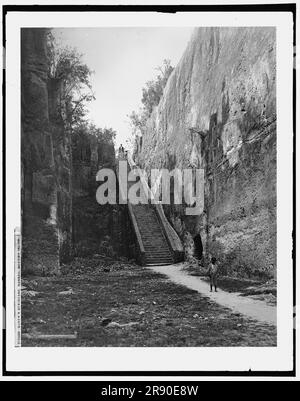 Queen's Staircase, Nassau, Bahama Islds, c1901. Stockfoto