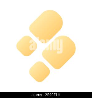 Schuhputzservice Pixel Perfect Flat Gradient Color ui-Symbol Stock Vektor