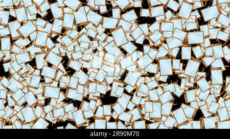 Texturmuster nahtlose alte Retro-Hipster-Bildröhre im Vintage-Stil mit einem konvexen Bildschirm eines alten Fernsehers für die Wiedergabe von Fernsehsendungen aus den 60s 70 Jahren Stock Vektor
