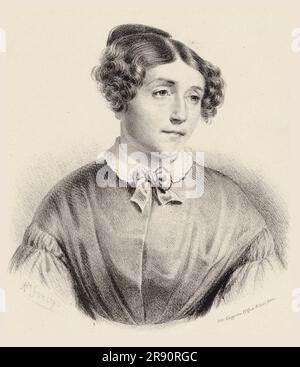 Porträt von Pauline Duchambge (1778-1858), n&#xe9;e de Montet. Private Sammlung. Stockfoto