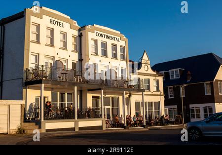 Whitstable North Kent, England, Großbritannien - das Hotel Continental Stockfoto