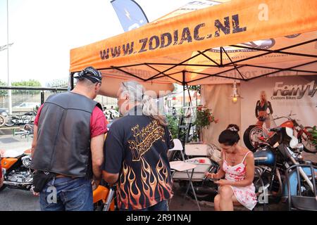 Juni 23. 2023. Budapest, Ungarn Harley-Davidson 120. Jubiläumsfestival. Europas größtes Motorradfestival im Puskás Arena Park der ungarischen Hauptstadt. Kredit: Ilona Barna BIPHOTONEWS/Alamy Live News Stockfoto