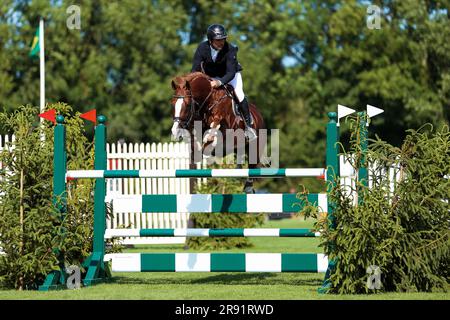 Hassocks, Vereinigtes Königreich, 23. Juni 2023. Das Al-Shira'aa-Hickstead-Derby-Treffen. Kredit: Rhianna Chadwick/Alamy Live News Stockfoto