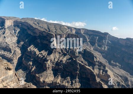 Riesenschlucht in oman Stockfoto