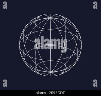 Abstraktes Konzept der Linienform Stock Vektor