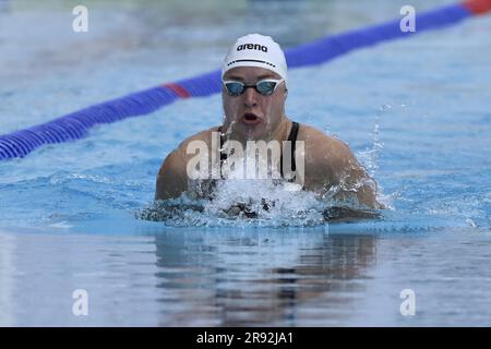 Rom, Italien. 23. Juni 2023. Während der internationalen Schwimmmeisterschaft - 59. Settecolli Trophy im Schwimmstadion Foro Italico, 23. Juni 2023, Rom, Italien. Kredit: Live Media Publishing Group/Alamy Live News Stockfoto