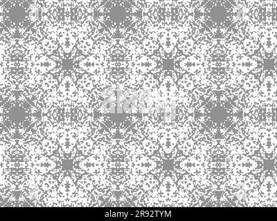 Nahtloses Grunge-Muster. Dekorative Keltenkreuze die Textur. Darstellung des isolierten sich wiederholenden abstrakten Hintergrundvektors Stock Vektor