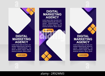 Digital Marketing Online Event Webbanner Design Vorlage Stock Vektor
