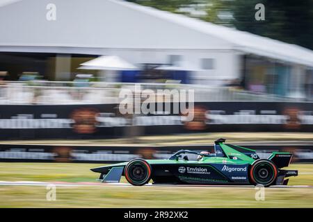 Portland, Etats Unis. 24. Juni 2023. 16 BUEMI Sébastien (37), envision Racing, Spark-Jaguar, Jaguar I – Time 6, Action während des 2023 Southwire Portland ePrix, 9. Tagung der ABB FIA Formel E-Weltmeisterschaft 2022-23 auf der Portland International Raceway vom 22. Bis 24. Juni 2023 in Portland, Vereinigte Staaten von Amerika - Photo Frédéric Le Floc'h/DPPI Credit: DPPI Media/Alamy Live News Stockfoto