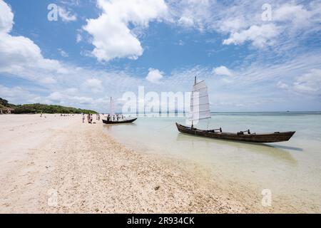 Kondoi Beach auf Taketomi Island in Okinawa, Japan Stockfoto