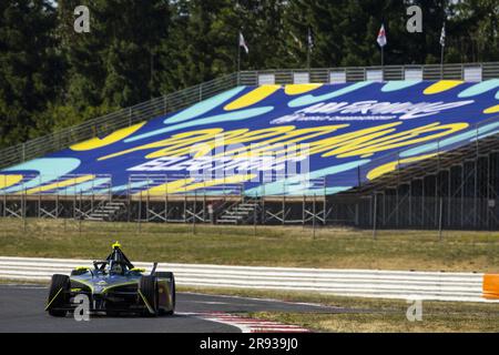 04 FRIJNS Robin (nld), Team ABT – CUPRA, Spark-Mahindra, Mahindra M9-Electro, Action während des 2023 Southwire Portland ePrix, 9. Tagung der ABB FIA Formel E Weltmeisterschaft 2022-23, auf der Portland International Raceway vom 22. Bis 24. Juni 2023 in Portland, Vereinigte Staaten von Amerika Stockfoto