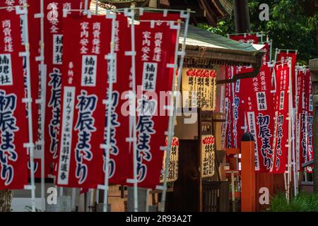 Sumiyoshi-taisha in Sumiyoshi-ku, Osaka, Präfektur Osaka, Japan Stockfoto