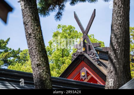 Sumiyoshi-taisha in Sumiyoshi-ku, Osaka, Präfektur Osaka, Japan Stockfoto