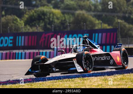 11 DI GRASSI Lucas (BRA), Mahindra Racing, Spark-Mahindra, Mahindra M9-Electro, Action während des 2023 Southwire Portland ePrix, 9. Tagung der ABB FIA Formel E-Weltmeisterschaft 2022-23, auf der Portland International Raceway vom 22. Bis 24. Juni 2023 in Portland, Vereinigte Staaten von Amerika Stockfoto