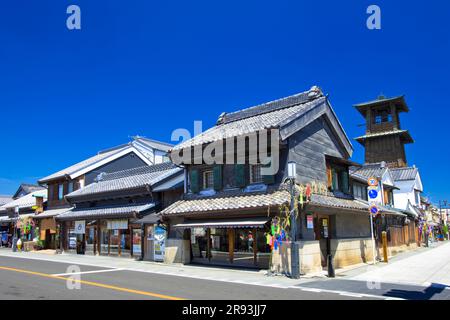 Die Glocke der Zeit in Koedo-Kawagoe Stockfoto