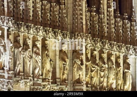 Brabantine Gothic Hotel de Ville de Bruxelles / Stadhuis van Brussel (Brüsseler Rathaus), erbaut von 1402 bis 1454, entworfen von Jacob van Thienen und Jan van Stockfoto