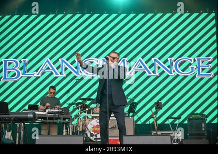 Leeds, Großbritannien. 17. Juni 2023. Blancmange tritt beim Lets Rock Leeds 80s Festival in Leeds auf. Kredit: SOPA Images Limited/Alamy Live News Stockfoto