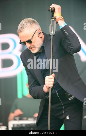 Leeds, Großbritannien. 17. Juni 2023. Blancmange tritt beim Lets Rock Leeds 80s Festival in Leeds auf. (Foto: Robin Burns/SOPA Images/Sipa USA) Guthaben: SIPA USA/Alamy Live News Stockfoto