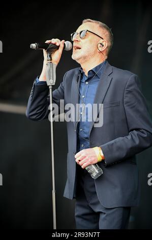 Leeds, Großbritannien. 17. Juni 2023. Blancmange tritt beim Lets Rock Leeds 80s Festival in Leeds auf. (Foto: Robin Burns/SOPA Images/Sipa USA) Guthaben: SIPA USA/Alamy Live News Stockfoto