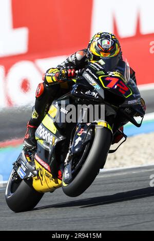 ASSEN – Marco Bezzecchi (ITA) auf seiner Ducati während der MotoGP Qualifizierung am 24. Juni 2023 auf der TT-Strecke in Assen, Niederlande. ANP VINCENT JANNINK Stockfoto