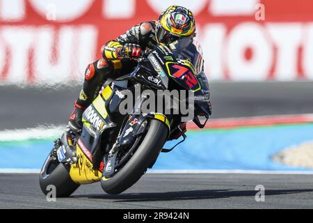 ASSEN – Marco Bezzecchi (ITA) auf seiner Ducati während der MotoGP Qualifizierung am 24. Juni 2023 auf der TT-Strecke in Assen, Niederlande. ANP VINCENT JANNINK Stockfoto
