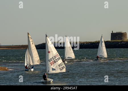 Felixstowe Ferry Segelclub Suffolk England Stockfoto