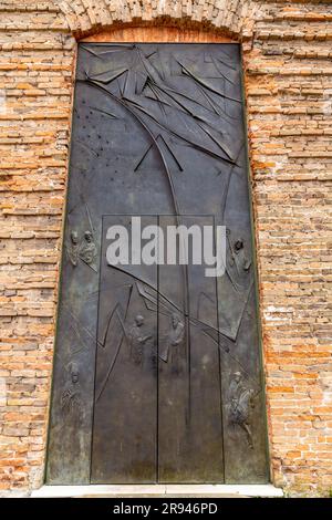 3D Kühlschrankmagnet Padua - Abtei Santa Giustina Aus Harz | Sammlerstück 9x5cm