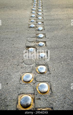 Speed Prevention Themen oder Stollen auf der Straße Playa Del Carmen Yucatan Mexiko Stockfoto