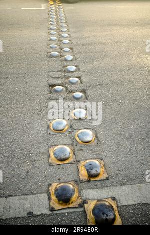 Speed Prevention Themen oder Stollen auf der Straße Playa Del Carmen Yucatan Mexiko Stockfoto