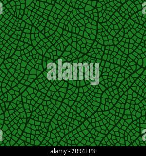 Nahtloses Muster mit Blattstruktur Stock Vektor