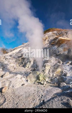 Herbst in Tamagawa Onsen Stockfoto