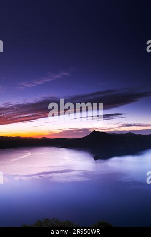 Mashu-See am Morgen Stockfoto