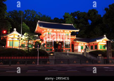 Der Yasaka-Schrein leuchtet Stockfoto