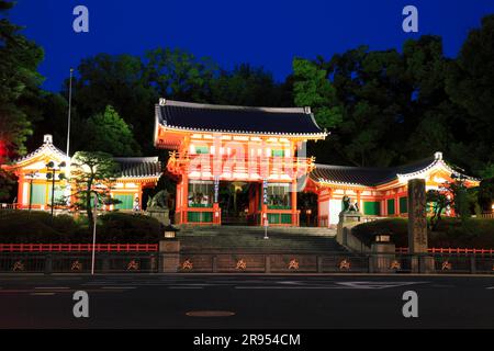 Der Yasaka-Schrein leuchtet Stockfoto