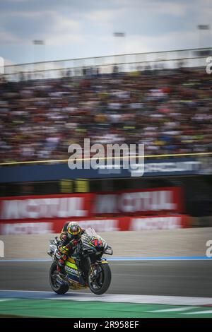 ASSEN – Marco Bezzecchi (ITA) über seine Ducati in Aktion während des MotoGP-Sprint-Rennens am 24. Juni 2023 auf der TT-Rennstrecke in Assen, Niederlande. ANP VINCENT JANNINK Stockfoto