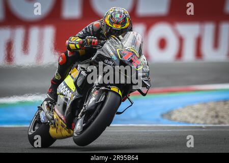 ASSEN – Marco Bezzecchi (ITA) über seine Ducati in Aktion während des MotoGP-Sprint-Rennens am 24. Juni 2023 auf der TT-Rennstrecke in Assen, Niederlande. ANP VINCENT JANNINK Stockfoto