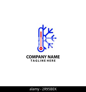 Symbol für Thermometer für Wettertemperatur Stock Vektor