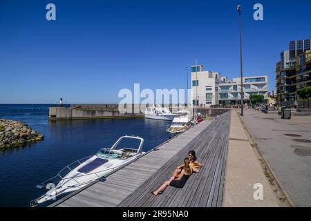 Malmö, Stadtentwicklungsgebiet Västra Hamnen // Malmö, Entwicklungsgebiet Västra Hamnen Stockfoto