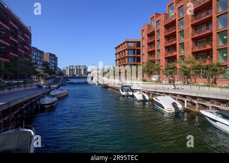 Kopenhagen, Stadtentwicklungsgebiet Nordhavn // Kopenhagen, Stadtentwicklungsgebiet Nordhavn Stockfoto