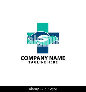 Medical Care Logo Design Vector Stock Vektor