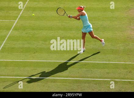 Lyudmyla Kichenok aus der Ukraine während ihres Halbfinales der Damen